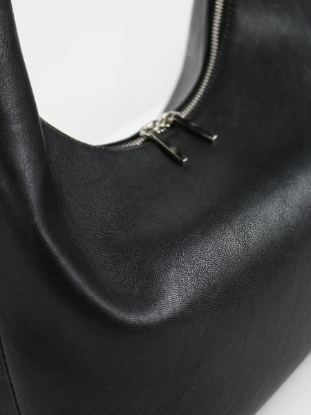 456-04 550282 Сумка хобо женская экокожа Ludor черный