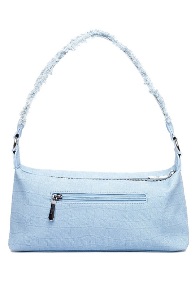 фото 444-16 2203 Сумка кросс-боди женская экокожа Safenta голубой