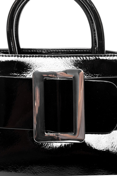 432-45 ТН1157-1 Сумка тоут женская натуральная кожа Ludor черный