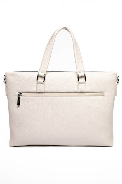 443-91 5259 Сумка тоут женская экокожа Safenta черно-бежевый