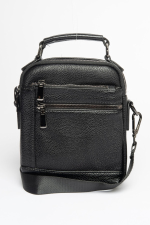 фото 418-02 8231-2 Сумка кросс-боди мужская экокожа DE-GOSA черный