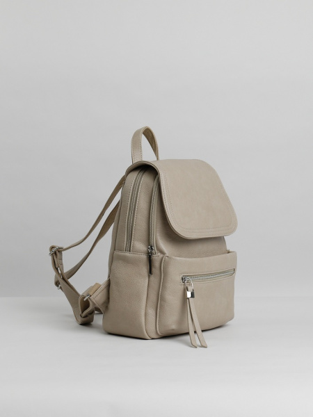 фото 456-00 550279 Рюкзак женский экокожа Ludor бежевый