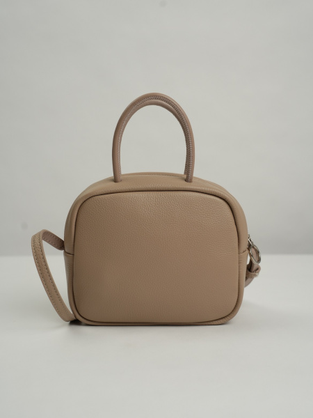 фото 454-58 80207 Сумка кросс-боди женская натуральная кожа Ludor темно-бежевый