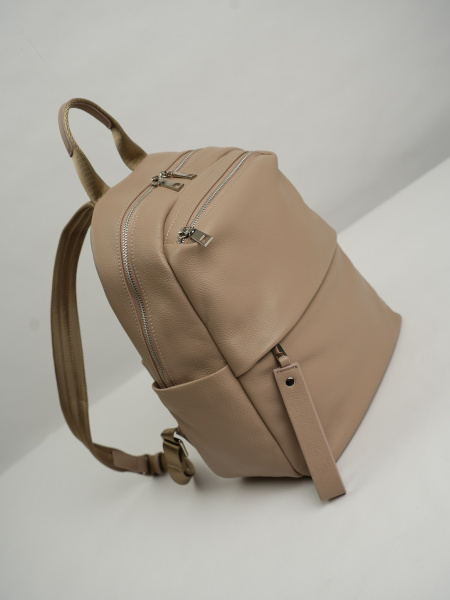 фото 456-40 699 Рюкзак женский натуральная кожа Ludor бежевый