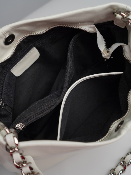 фото 447-38 187 Сумка кросс-боди женская натуральная кожа Ludor черный