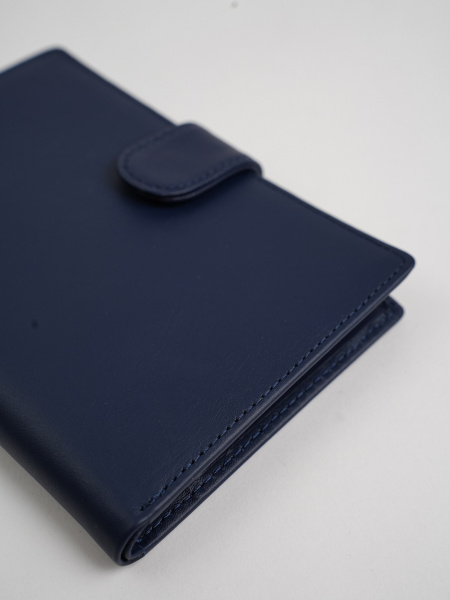 фото 454-96 9055 Портмоне мужское с блоком д/документов DE-GOSA темно-синий