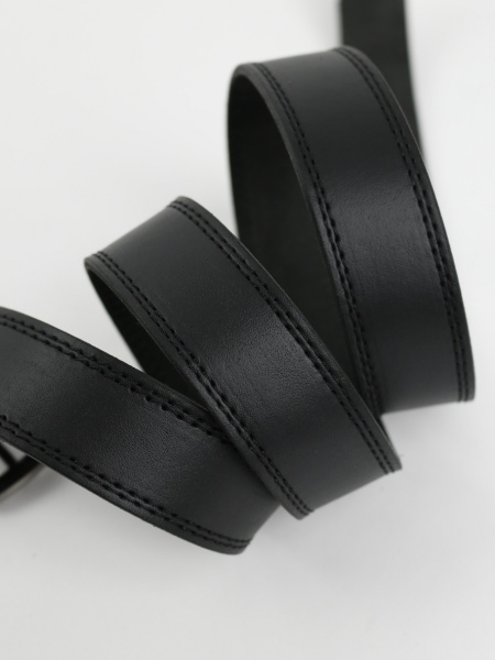 фото 457-32  Ремень мужской DG черный