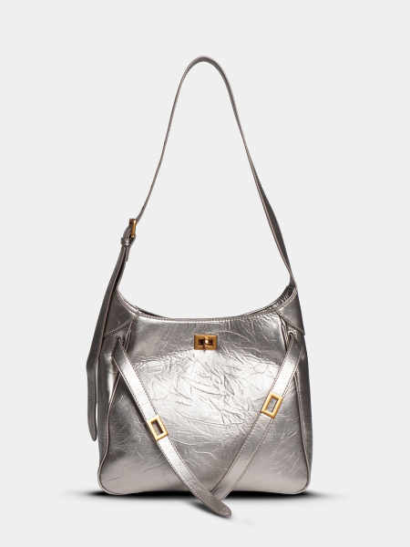 439-03 68011 Сумка хобо женская экокожа Ludor бронза 439-03 68011 Сумка хобо женская экокожа Ludor бронза