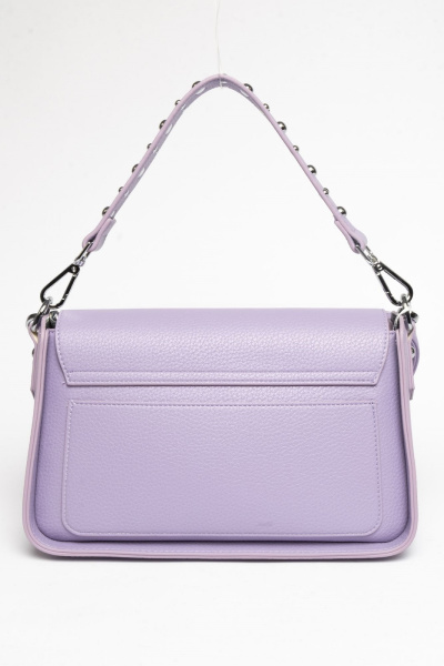 421-64 Y1738-1K Сумка стракчэд женская экокожа Ludor фиолетовый