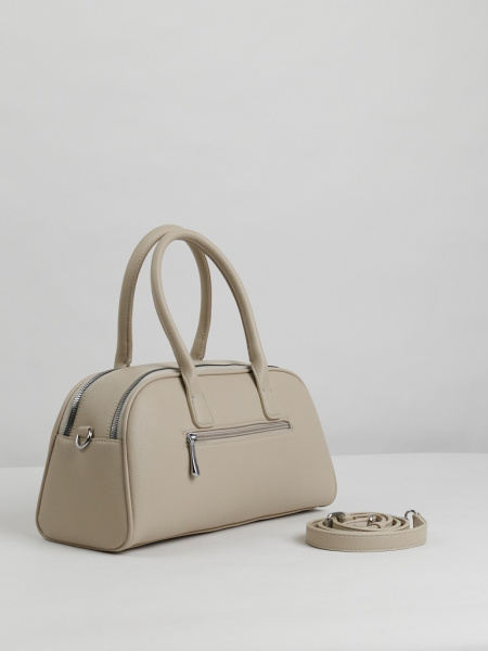 457-09 51134 Сумка доум женская экокожа Safenta бежевый