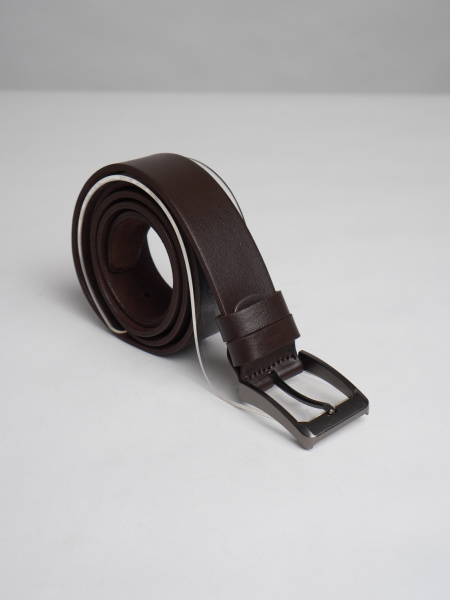 фото 453-09  Ремень мужской DG коричневый