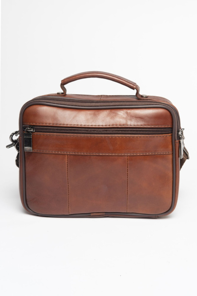 фото 417-88 7807-2 Сумка кросс-боди мужская натуральная кожа DE-GOSA коричневый