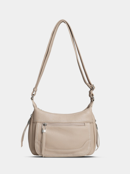 451-59 550233 Сумка кросс-боди женская экокожа Ludor бежевый фото 451-59 550233 Сумка кросс-боди женская экокожа Ludor бежевый