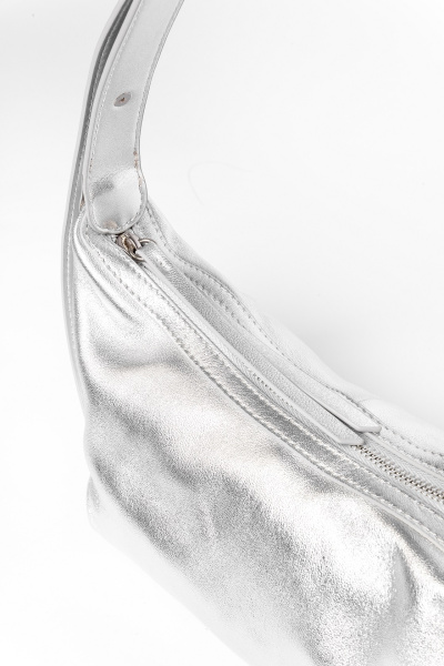 фото 431-34 10-035 Сумка кросс-боди женская натуральная кожа Ludor серебристый