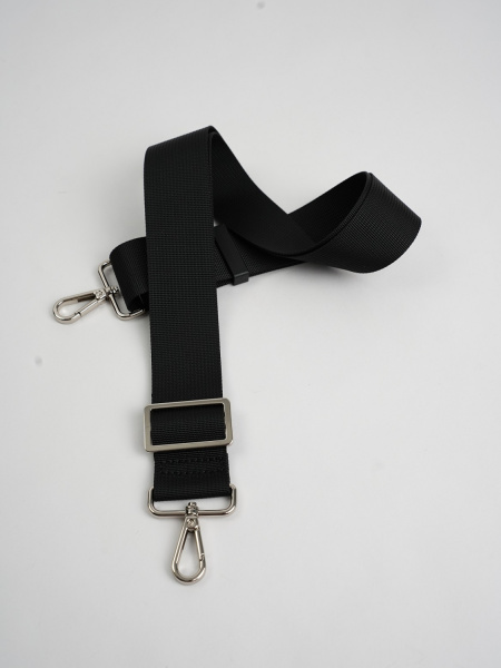 фото 456-34 ремень текст Ремень для сумки Ludor черный