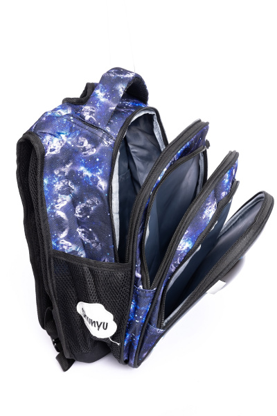 фото 431-49 8802 Ранец для мальчика De-Gosa (bf) темно-синий