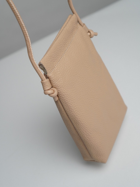 фото 450-71 8027 Сумка кросс-боди женская натуральная кожа Ludor бежевый