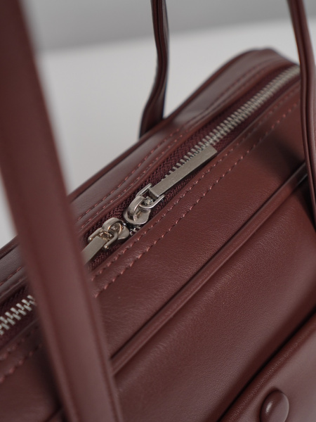 451-45 550240 Сумка доум женская экокожа Ludor коричневый