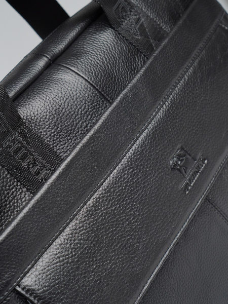 фото 447-74 525L Портфель мужской натуральная кожа Fuzhiniao черный