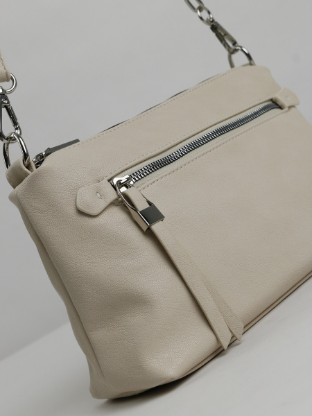 фото 456-17 550275 Сумка кросс-боди женская экокожа Ludor бежевый