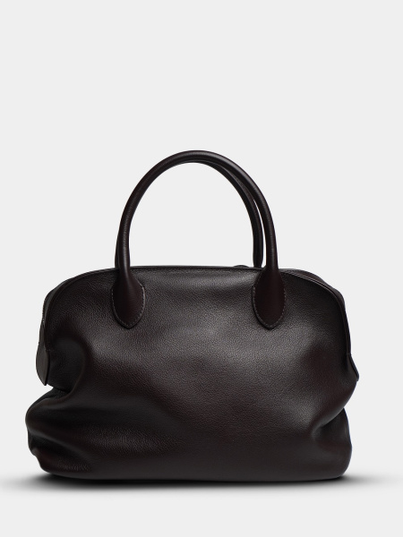 449-76 1885 Сумка доум женская натуральная кожа Ludor темно-коричневый