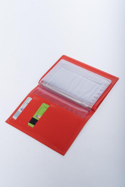 391-64 ВП 125 Обложка для документов DE-GOSA красный фото 391-64 ВП 125 Обложка для документов DE-GOSA красный