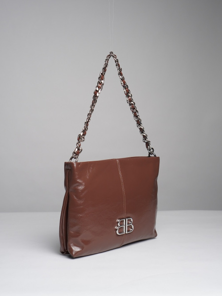 фото 451-72 187 Сумка кросс-боди женская натуральная кожа Ludor коричневый