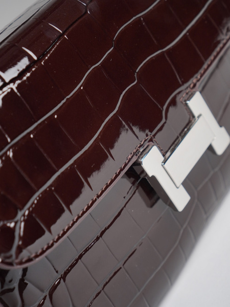 443-65 2086 Сумка стракчэд женская натуральная кожа Ludor темно-коричневый