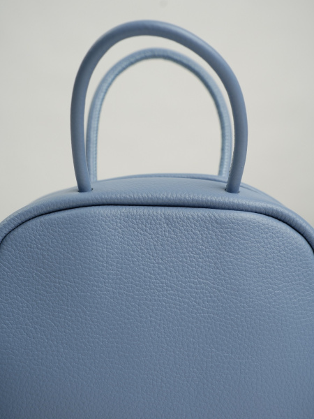 фото 454-61 80207 Сумка кросс-боди женская натуральная кожа Ludor голубой