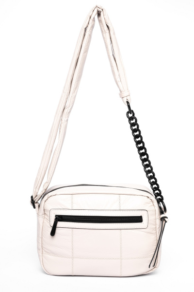 фото 437-61 28076 Сумка кросс-боди женская экокожа Safenta молочный