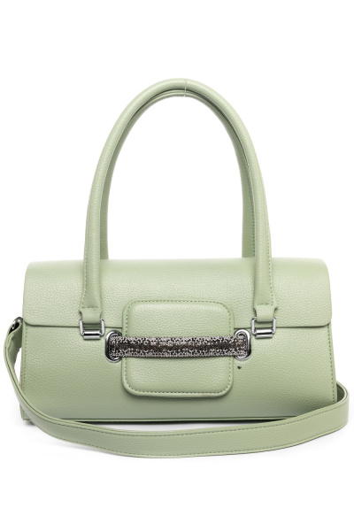 442-33 5255 Сумка стракчэд женская экокожа Safenta светло-зеленый