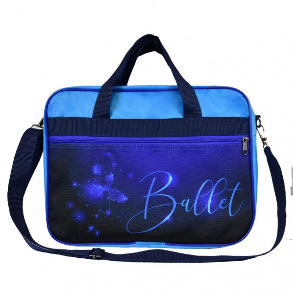 фото 406-47 338.0374 Школьная папка с ручками Luris синий