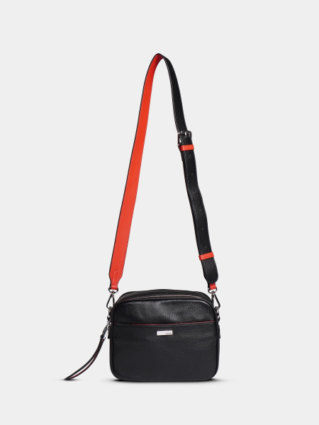 фото 452-44 98177-1Р Сумка кросс-боди женская натуральная кожа Safenta черный