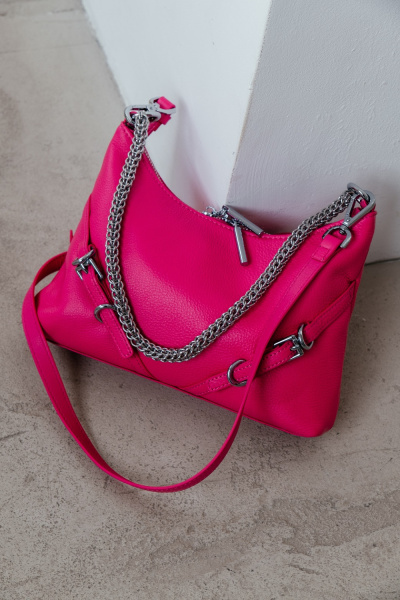 421-74 Y1741 Сумка кросс-боди женская натуральная кожа Ludor розовый фото 421-74 Y1741 Сумка кросс-боди женская натуральная кожа Ludor розовый