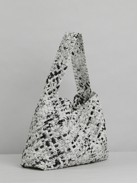 457-03 58506 Сумка хобо женская экокожа Safenta белый