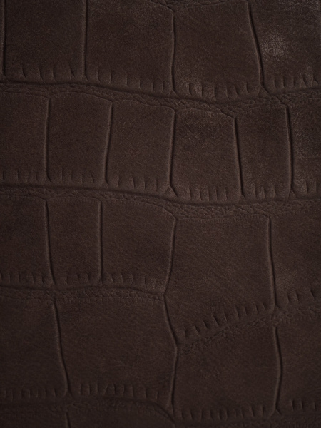 455-24 550229 Сумка доум женская эко нубук Ludor темно-коричневый