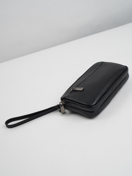 фото 453-76 22-9805-1 Клатч мужской натуральная кожа DE-GOSA черный