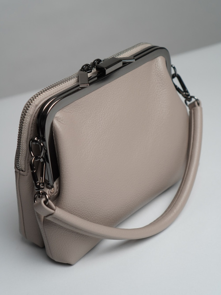 фото 450-65 c550227 Сумка кросс-боди женская экокожа Ludor светло-бежевый