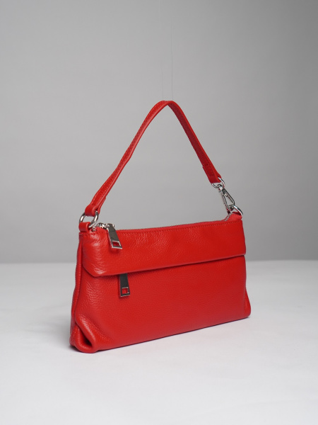 фото 451-94 9020 Клатч женский натуральная кожа Ludor красный