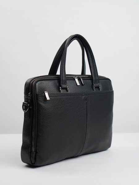 фото 453-78 1124-6 Портфель мужской натуральная кожа DE-GOSA черный