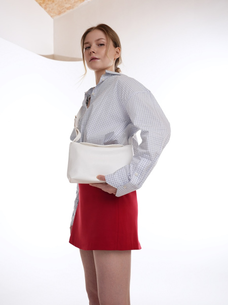 фото 455-56 550278 Сумка кросс-боди женская экокожа Ludor бежевый