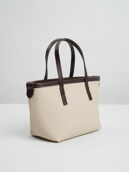 фото 454-16 550266 Сумка кросс-боди женская экокожа Ludor светло-бежевый