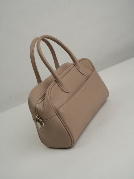 454-64 83681 Сумка тоут женская натуральная кожа Ludor бежевый