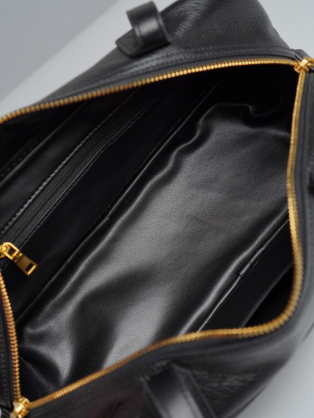 447-67 98111 Сумка тоут женская натуральная кожа Ludor коричневый