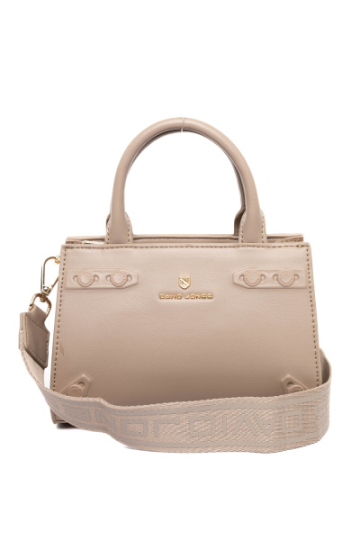 фото 445-90 СМ7389 Сумка кросс-боди женская экокожа David Jones светло-бежевый