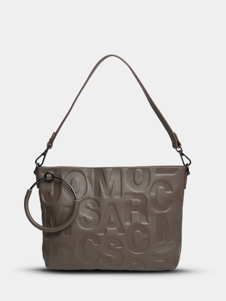 фото 450-79 8119 Сумка кросс-боди женская натуральная кожа Ludor темно-бежевый