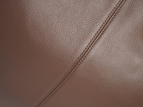 451-25 808 Сумка доум женская натуральная кожа Ludor темно-бежевый