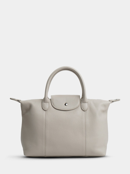 454-25 2406 Сумка тоут женская натуральная кожа Ludor бежевый