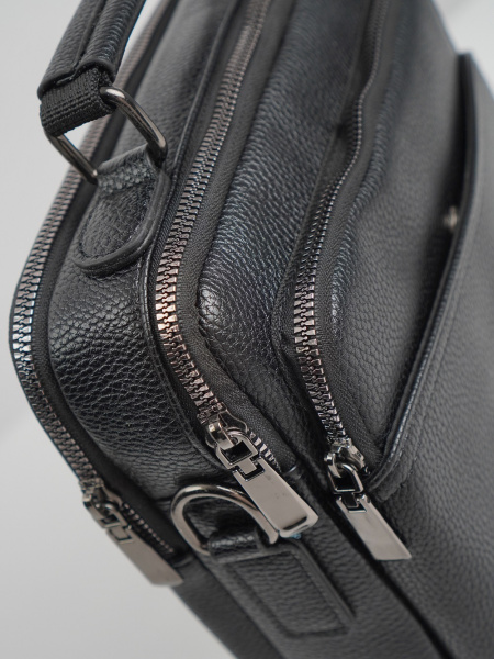 фото 455-14 8266-5 Сумка кросс-боди мужская экокожа DE-GOSA черный