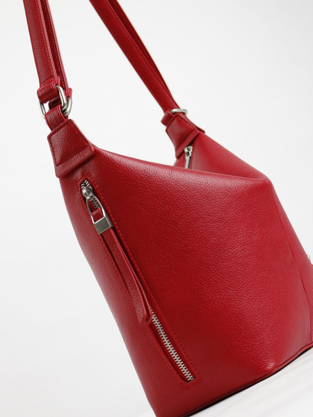 фото 456-25 550287 Рюкзак женский экокожа Ludor красный